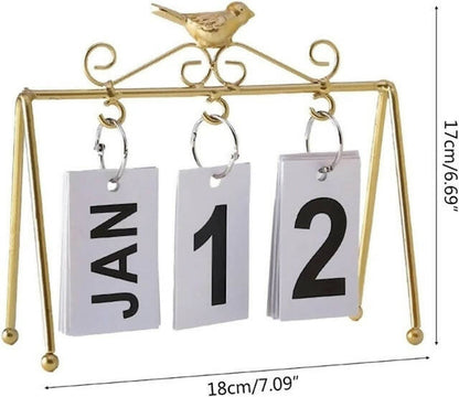 Flip Desk Calendar with Large Display, Daily Office Desk Calendar, Calendar to Manage Busy Schedules
