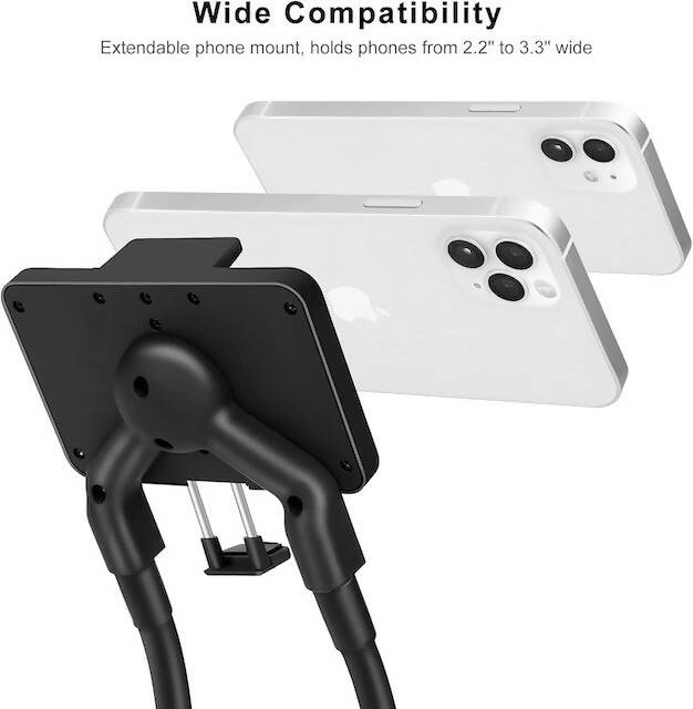 Lazy Neck Phone Holders 360 Degree Flexible Rotate, Universal Mobile Phone Stand, DIY Flexible Mount Stand with Multiple Function