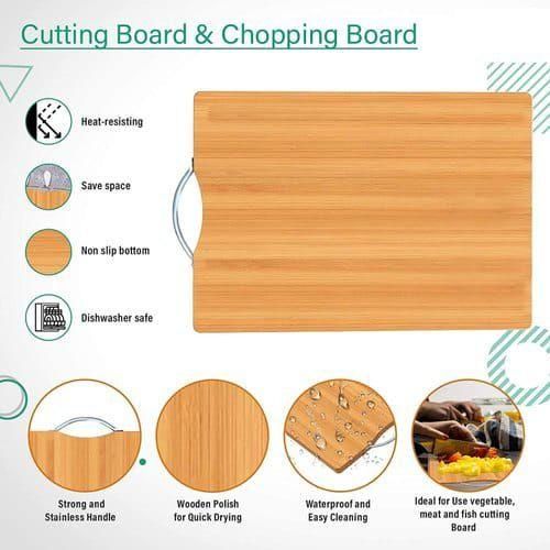 Quality Wooden Bamboo Double-Sided Chopping Board