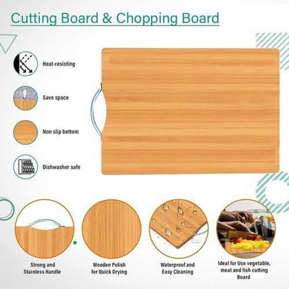 Quality Wooden Bamboo Double-Sided Chopping Board