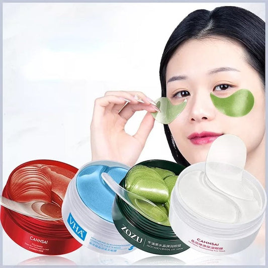 Eye Mask, Under Eye Mask for Dark Circles, Puffy Eye, Eye Bags, Eye Gel Pads, Moisturising Eye Gel Patches - 60 Pieces