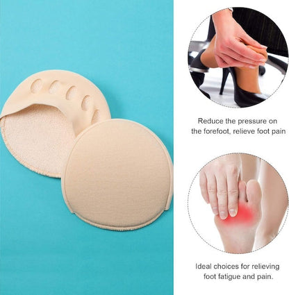 Forefoot Pad, Honeycomb Forefoot Pads, Foot Sweat Pads, Soft Ball of Foot Cushion Pads, Foot Fatigue Relief, Toe Pads