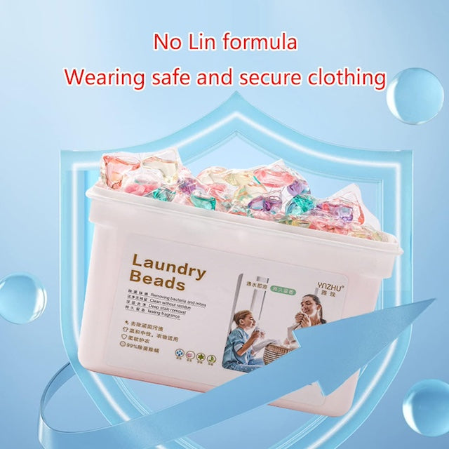 Fragrance Laundry Beads, Portable Fabric Cleaning Supplies Household for Adults, Clothes Cleaning Beads - 30 Pieces