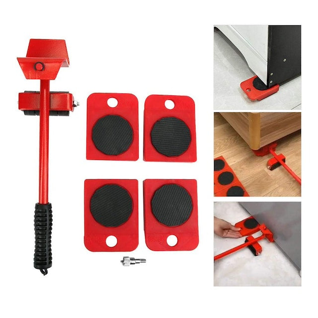 Detached Heavy Furniture Lifting Trolley Mover, Furniture Appliances Mover Glider Lifter - Heavy Duty and Durable
