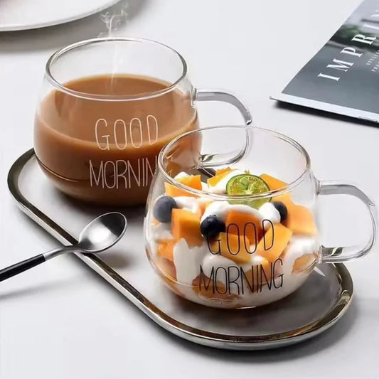 Borosilicate Glass Coffee Tea Mugs