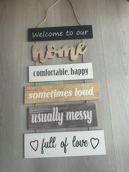 Hanging Board Wooden House Rules, Rustic Family Values Wall Sign, Rustic Decor, FarmHouse Decor, Front Door Decor
