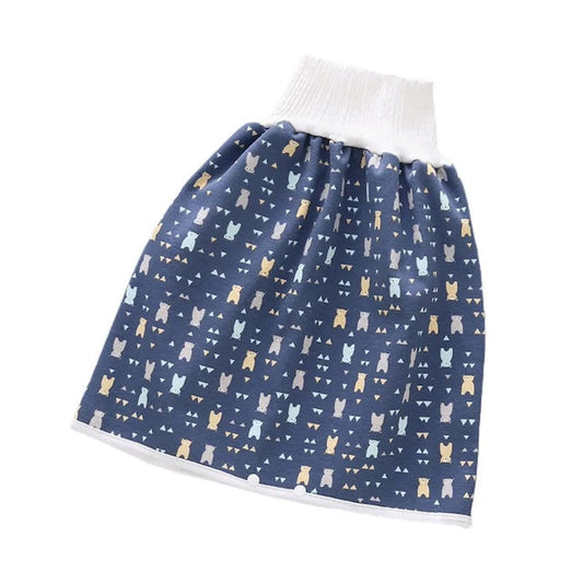 Kids Diaper Skirts, Baby Nappy Skirt, Potty Training Trousers for Children and Toddlers, Waterproof Absorbent Baby Trainer Trousers