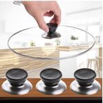 3pcs-Sufuria Pot Lid Knobs Heat-Resistant Cooking Pan Lid Covers Replacement Lifting Handle Kitchen Cookware Handgrip