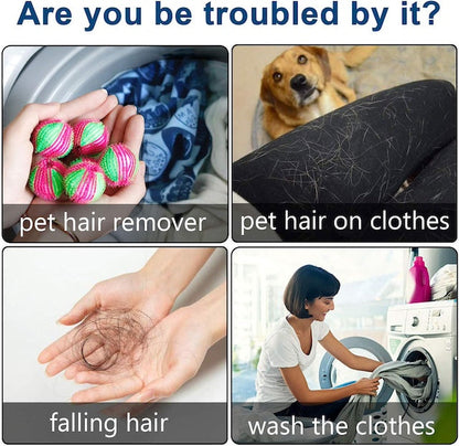 Lint Collecting Machine Balls for Front Loader Machines, Pet Hair Remover, Bedding Washer Dryer Floating Ball