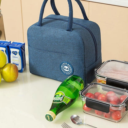 Portable Bento Lunch Box Bags, Versatile Waterproof Insulated Lunch Bag - Perfect for Picnics, Work, School, and Travel