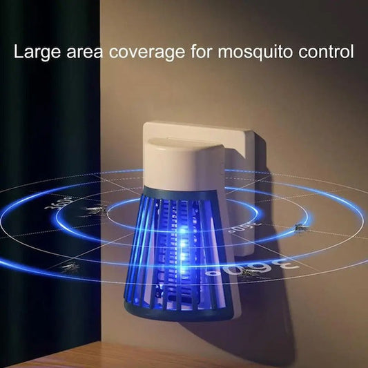 Effective Mosquito Repellant Killer Lamp, Wall Mounted Insects Zapper, Wide Coverage Electric Quiet LED Bugs Zapper Killer Lamp