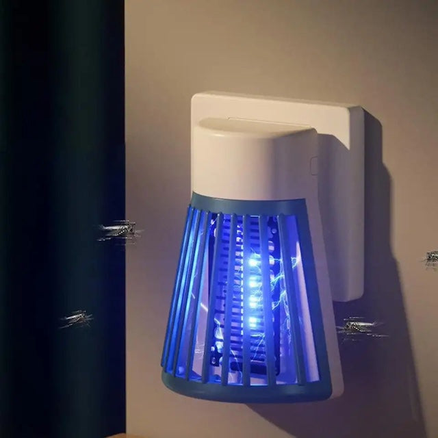 Effective Mosquito Repellant Killer Lamp, Wall Mounted Insects Zapper, Wide Coverage Electric Quiet LED Bugs Zapper Killer Lamp