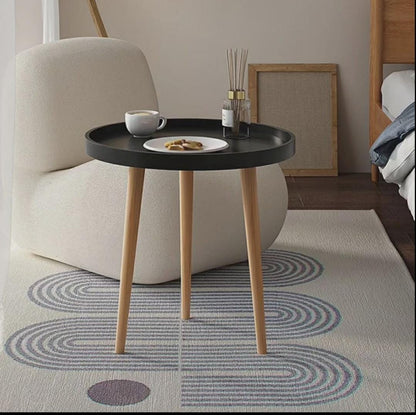 Nordic Style Round Coffee Table – Minimalist & Functional Centerpiece