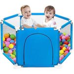 Kids game fence play pen with balls