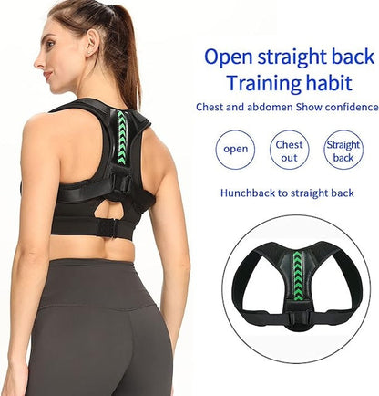 Adjustable Unisex Posture Corrector For Clavicle Support Providing Pain Relief for Neck Back Shoulder - Reshape Your Body