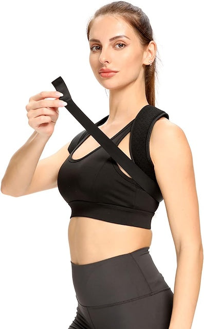 Adjustable Unisex Posture Corrector For Clavicle Support Providing Pain Relief for Neck Back Shoulder - Reshape Your Body