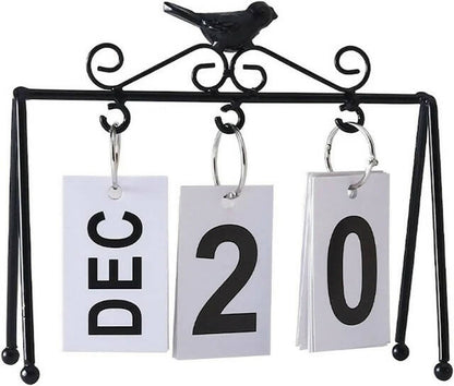 Flip Desk Calendar with Large Display, Daily Office Desk Calendar, Calendar to Manage Busy Schedules
