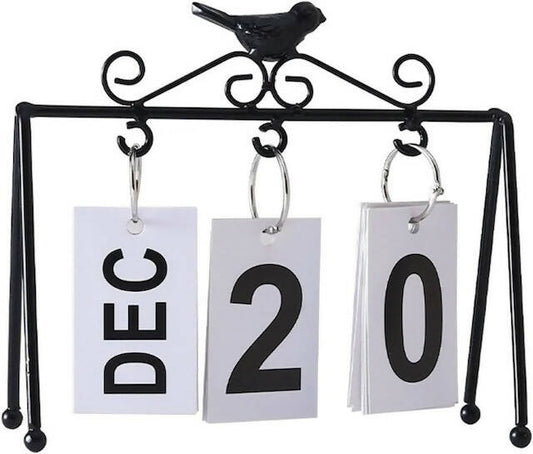 Flip Desk Calendar with Large Display, Daily Office Desk Calendar, Calendar to Manage Busy Schedules