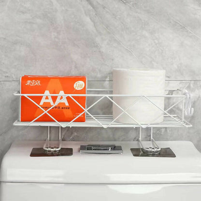 Big size 34x15x7cm metallic bathroom or toilet top organizer