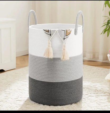 Cotton Rope Basket — Stylish & Functional Home Storage