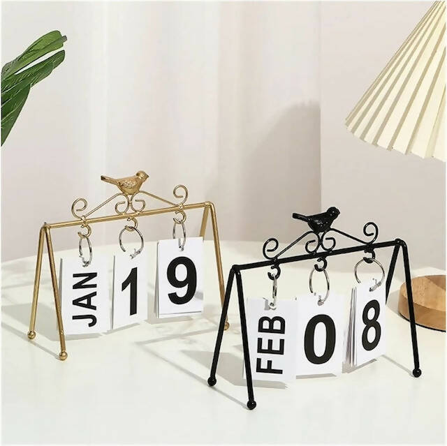 Flip Desk Calendar with Large Display, Daily Office Desk Calendar, Calendar to Manage Busy Schedules