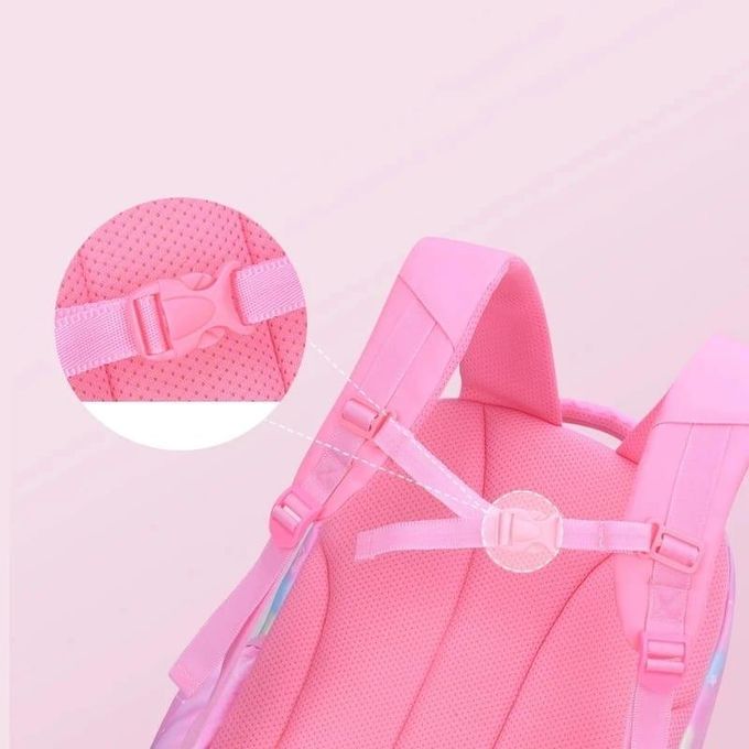 Kids Multiple Pocket School Bag – Spacious, Organized & Durable Backpack for Girls