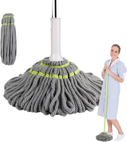 Self Wringing Mop, Microfiber Twist Mop, Dust Removal Mop Cleaning Mop, Manual Release Floor Cleaning