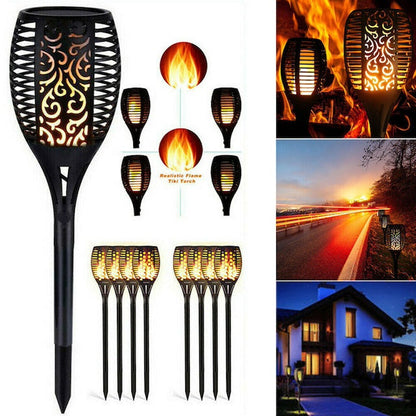 LED Solar Flame Lamp, Outdoor Lawn Solar Lights, Solar Garden Light Torch Energy Saving LED, Outdoor Light Garden