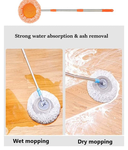 Sunflower Mop, 360° Rotatable Adjustable Cleaning Mop, New Extendable Wall Cleaning Mop, Mop Walls and Ceilings