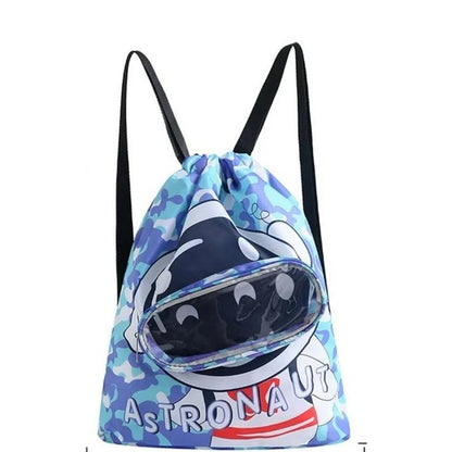 Kids Waterproof Swimming Bag – Durable Wet/Dry Swim Gear Backpack for Pool & Beach