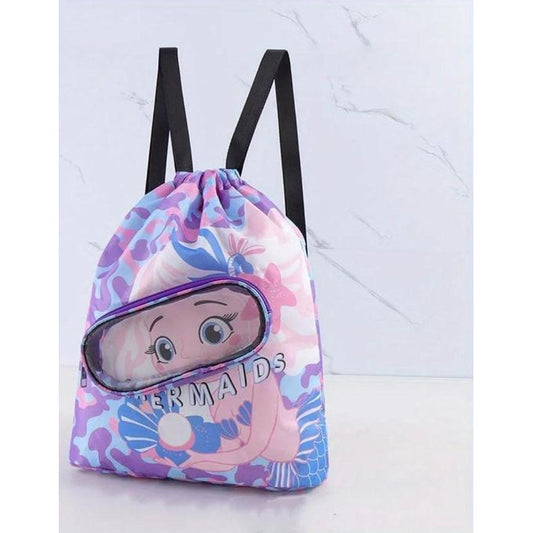 Kids Waterproof Swimming Bag – Durable Wet/Dry Swim Gear Backpack for Pool & Beach