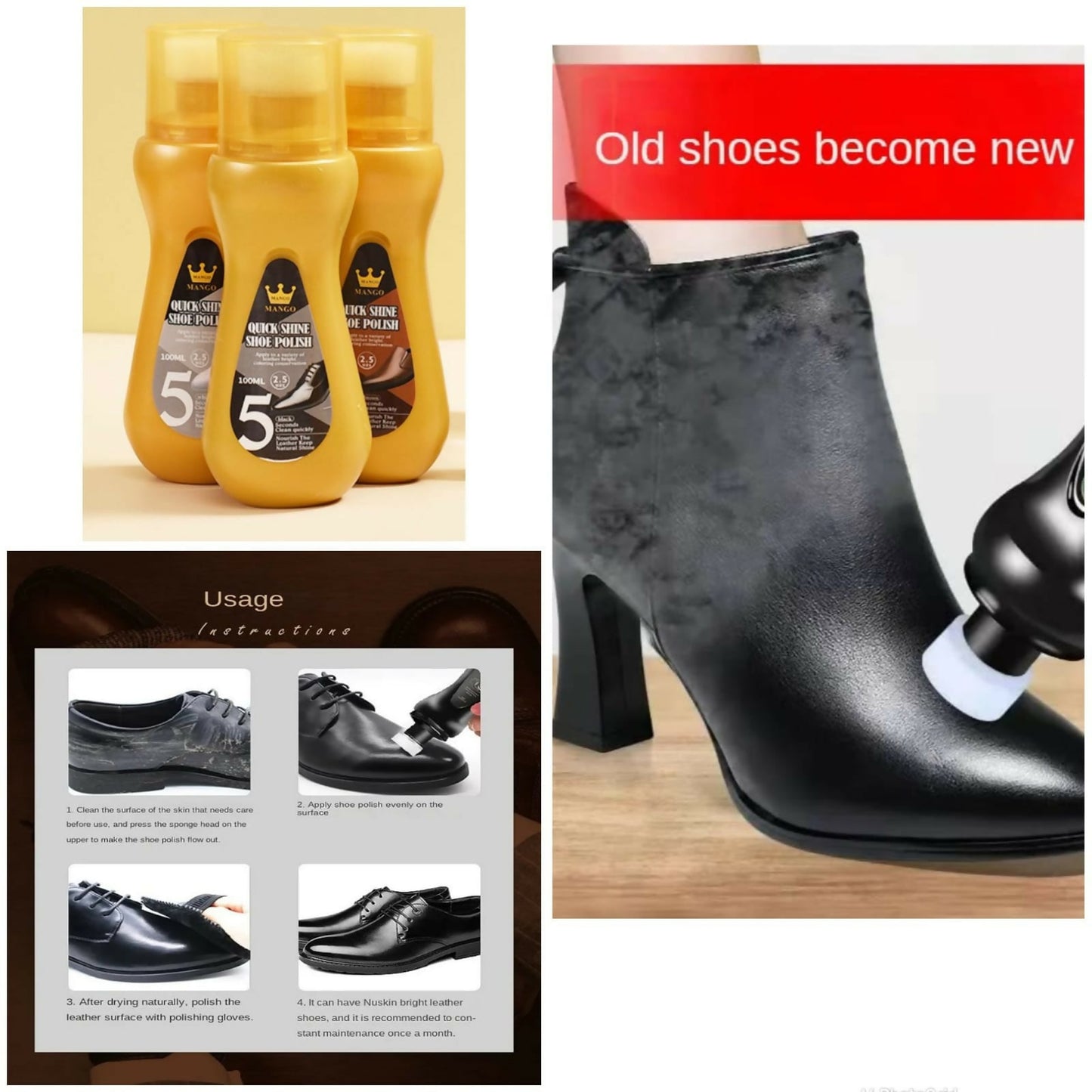 Liquid shoe polish-109ml