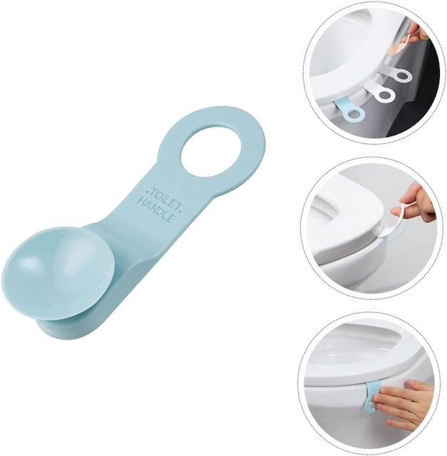 2pcs Toilet Seat Lifter, Toilet Handle, Toilet Lid Straps, Self Toilet Seat Cover Handle, Toiletries Lifting - 2 Pieces