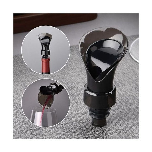 2 in 1 Wine Pourer Stopper, Wine Aerator Pourer, Bottle Stopper Bottle Pourers, Wine Decanter Flower Shape Red Wine Pourer