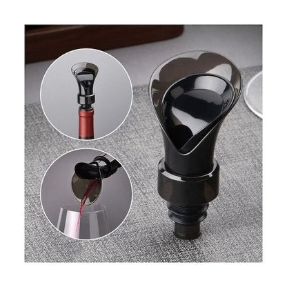 2 in 1 Wine Pourer Stopper, Wine Aerator Pourer, Bottle Stopper Bottle Pourers, Wine Decanter Flower Shape Red Wine Pourer